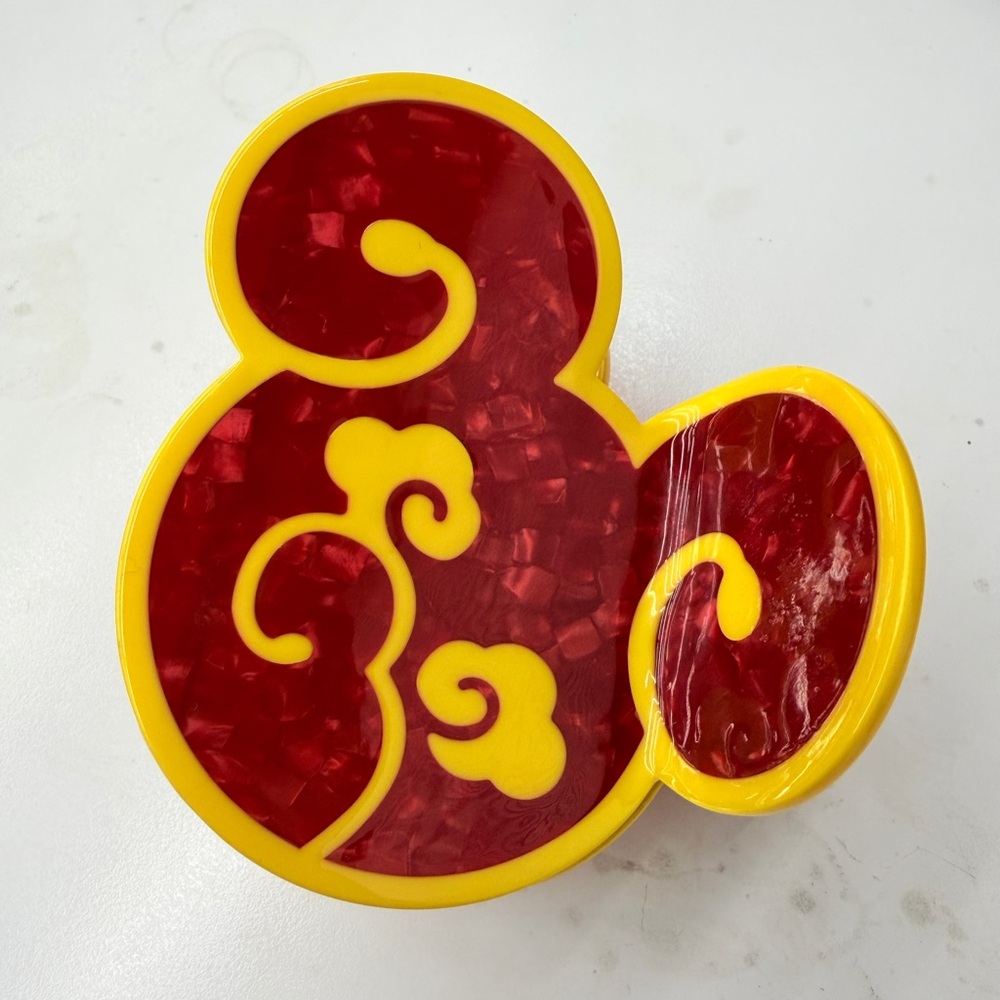 Mickey Mouse Large Hairclip Lunar New Year